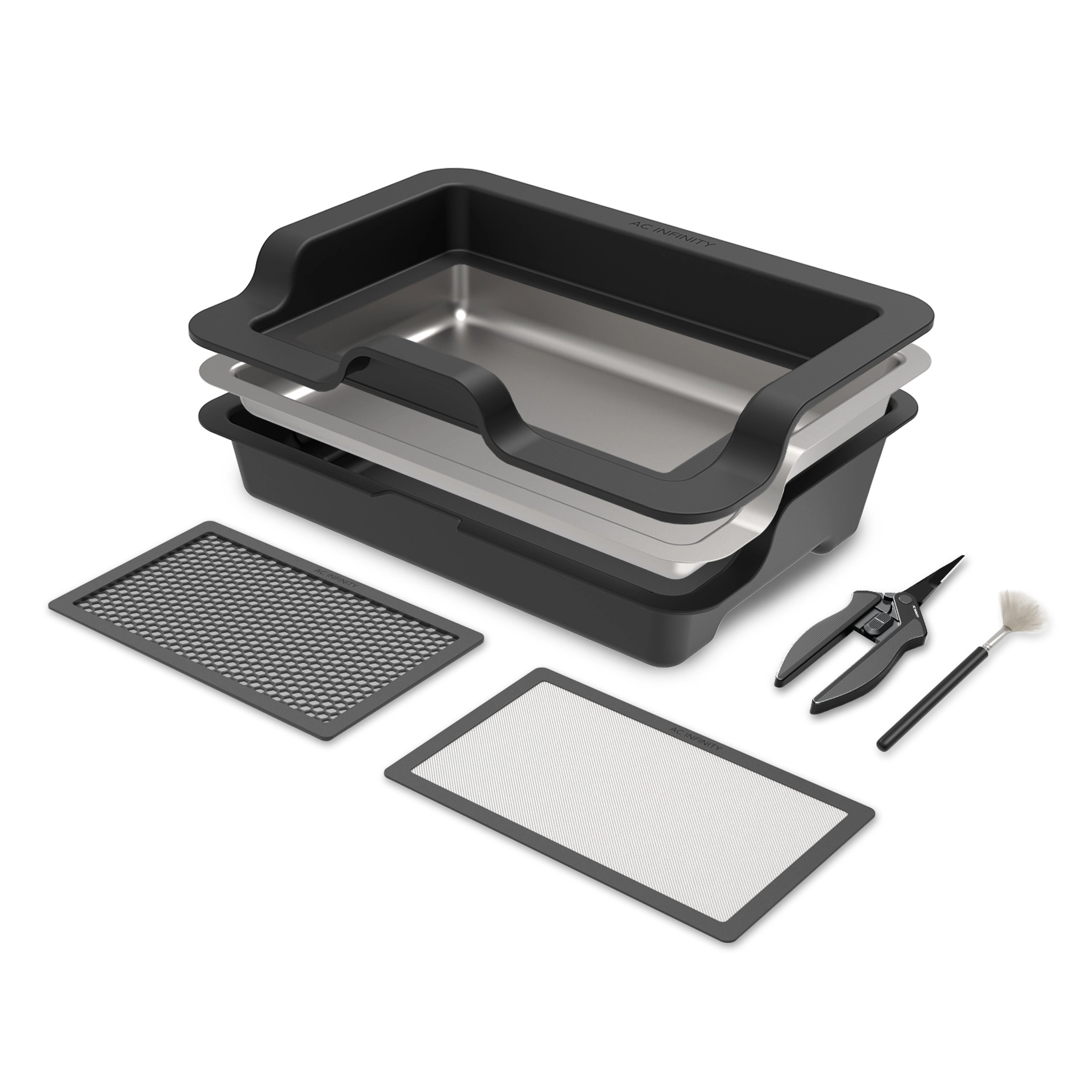 AC Infinity - Großes Trim Tray System – 3-in-1 Trimm- und Sortierset für Pflanzenmaterial, Pollen sammler