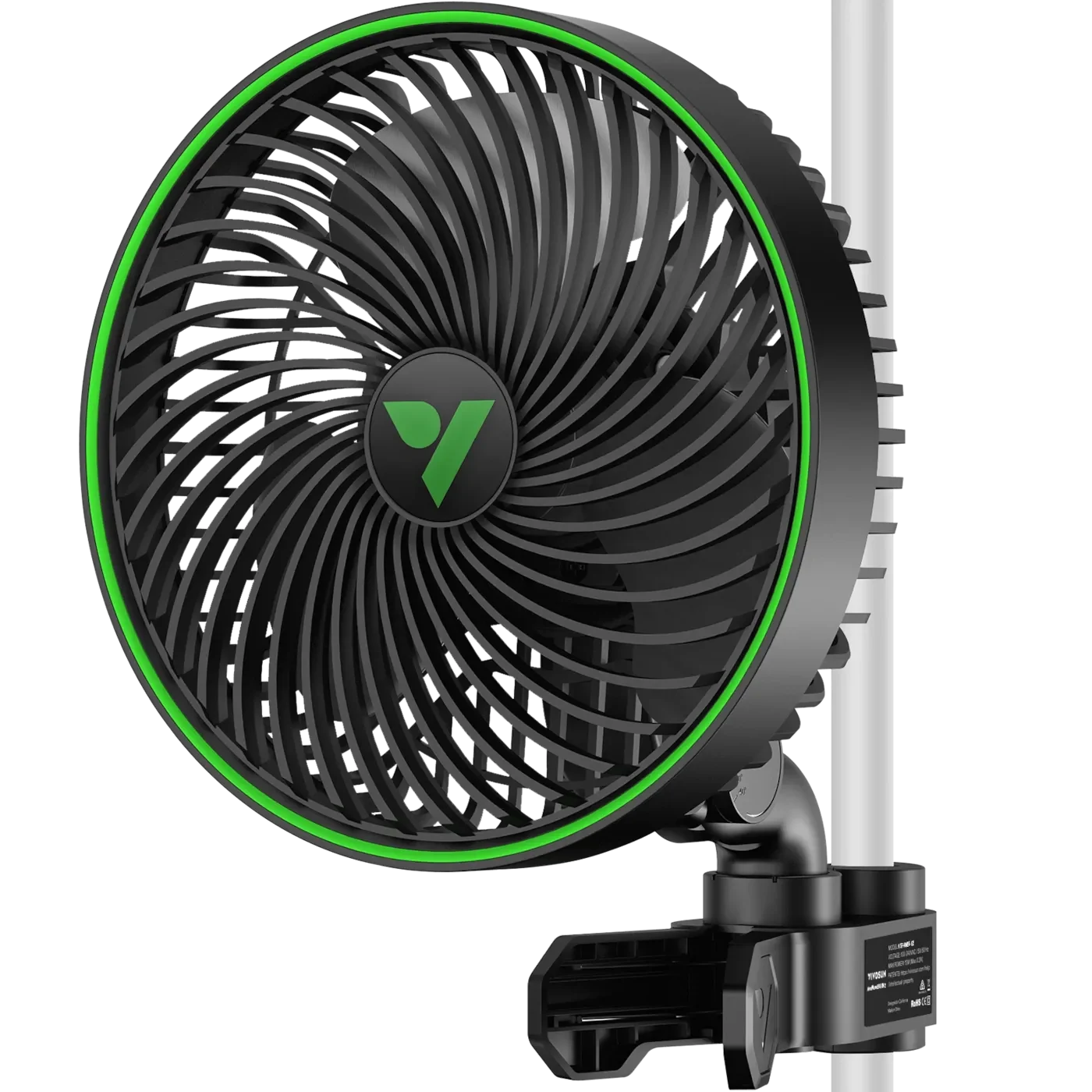 Vivosun AeroWave E6 Gen2 – Leiser EC-Clip-Ventilator für gesunde Luftzirkulation